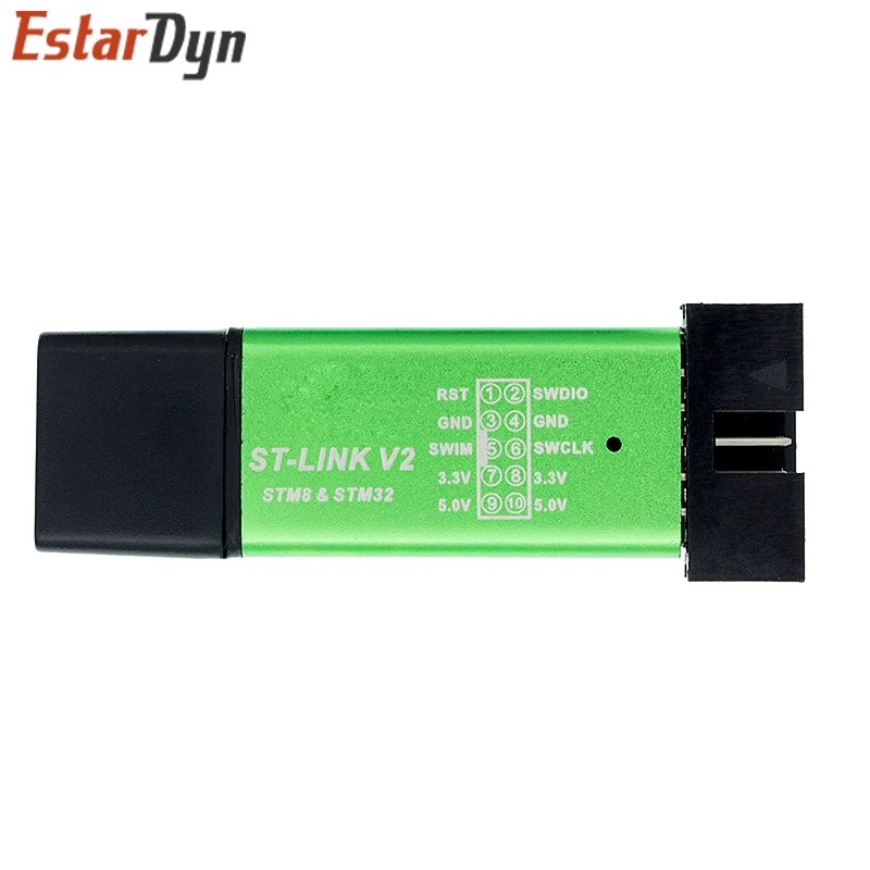 ST LINK STM32F103C8T6  ST-Link V2 Mini STM8 STM32 Simulator Download Programmer Programming With Cover DuPont Cable