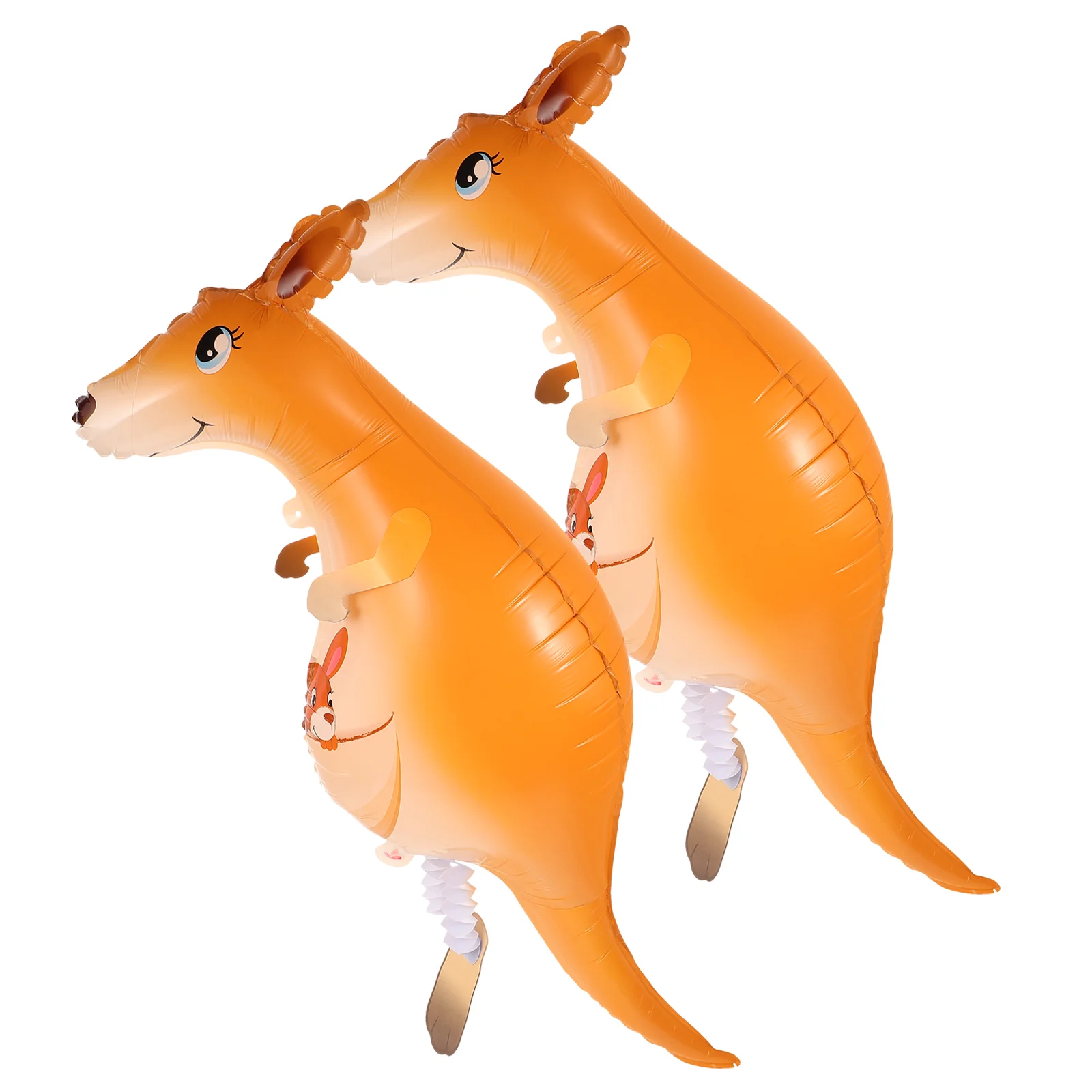 

2 Pcs Kangaroo Birthday Decorations Stuffed Animals for Kids Walking Balloons Toy