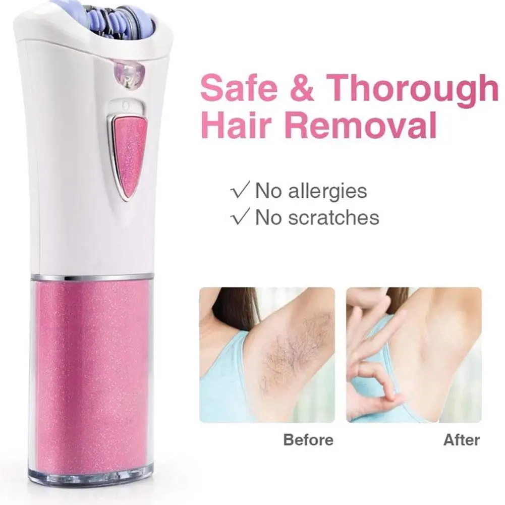 Mini Electric Original Electric Female Epilator For Women Care Facial Full Body Hair Remover Underarms Hair Legs Rechargeable