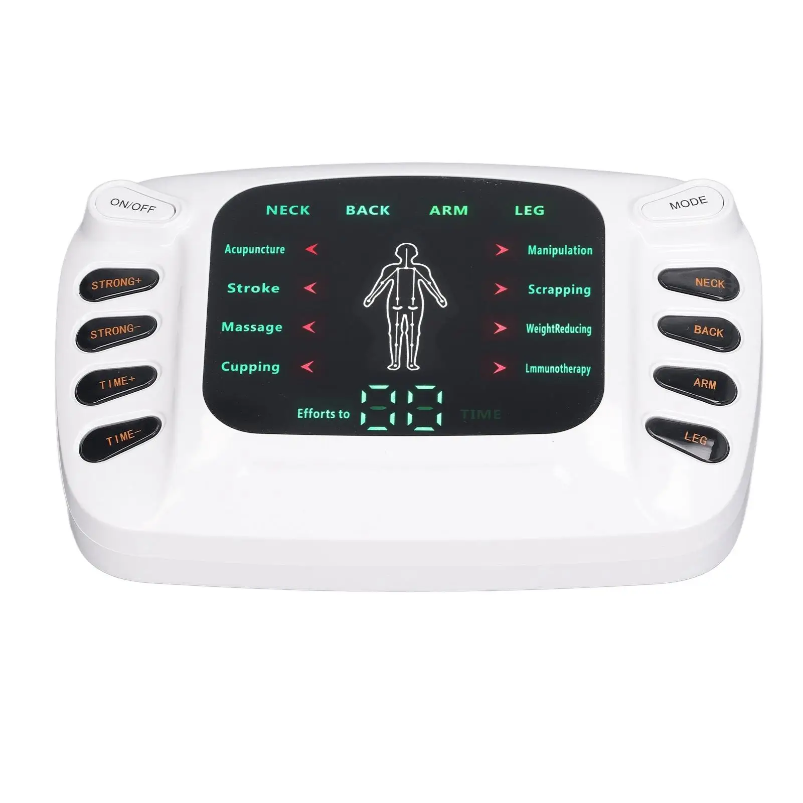 Dual Channel Microcurrent Muscle Massager with 4 Patches – Relief for neck Pain & for body Care