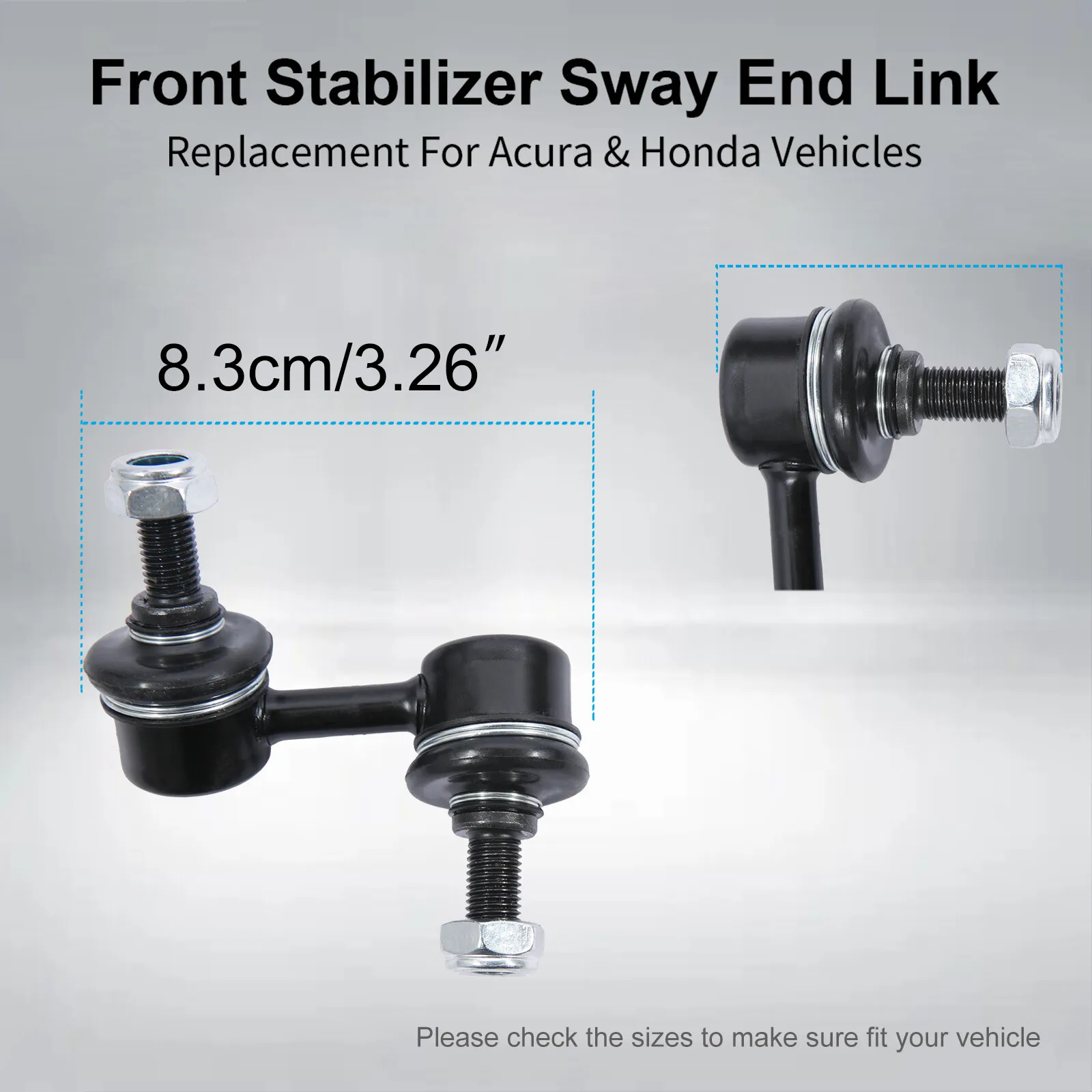 2x المثبت الأمامي Sway بار نهاية الروابط ل 2001-11 هوندا سيفيك CR-V أكورا EL RSX