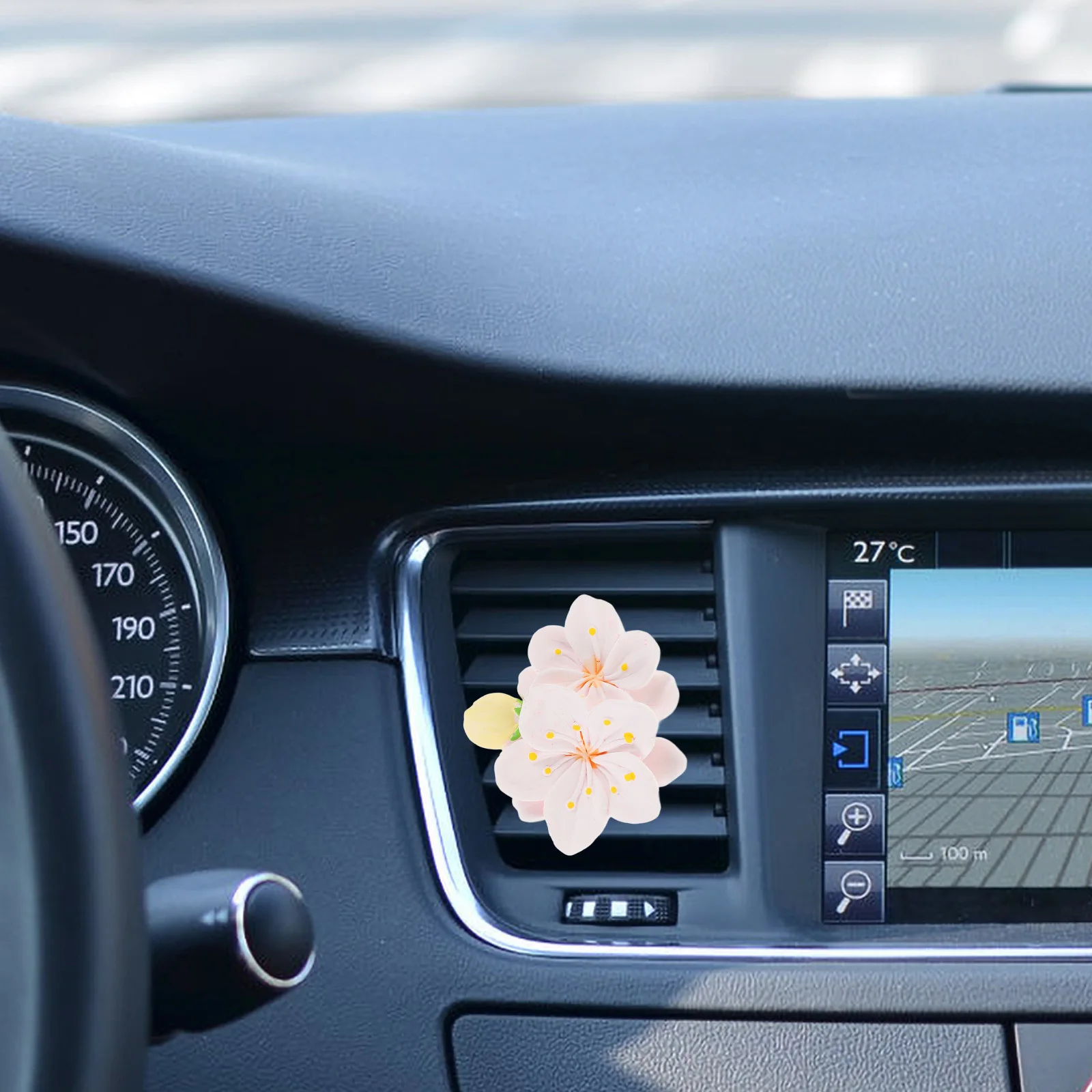 

Car Aromatherapy Clip Flower Shaped Stylish Design Car Air Freshener Clip Dashboard Decoration Refreshing Ambiance