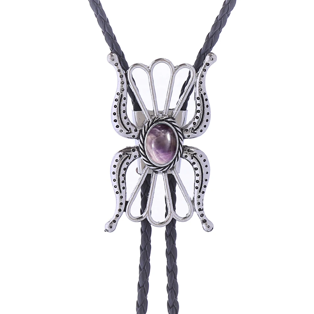 Fashion butterfly woman Bolo tie