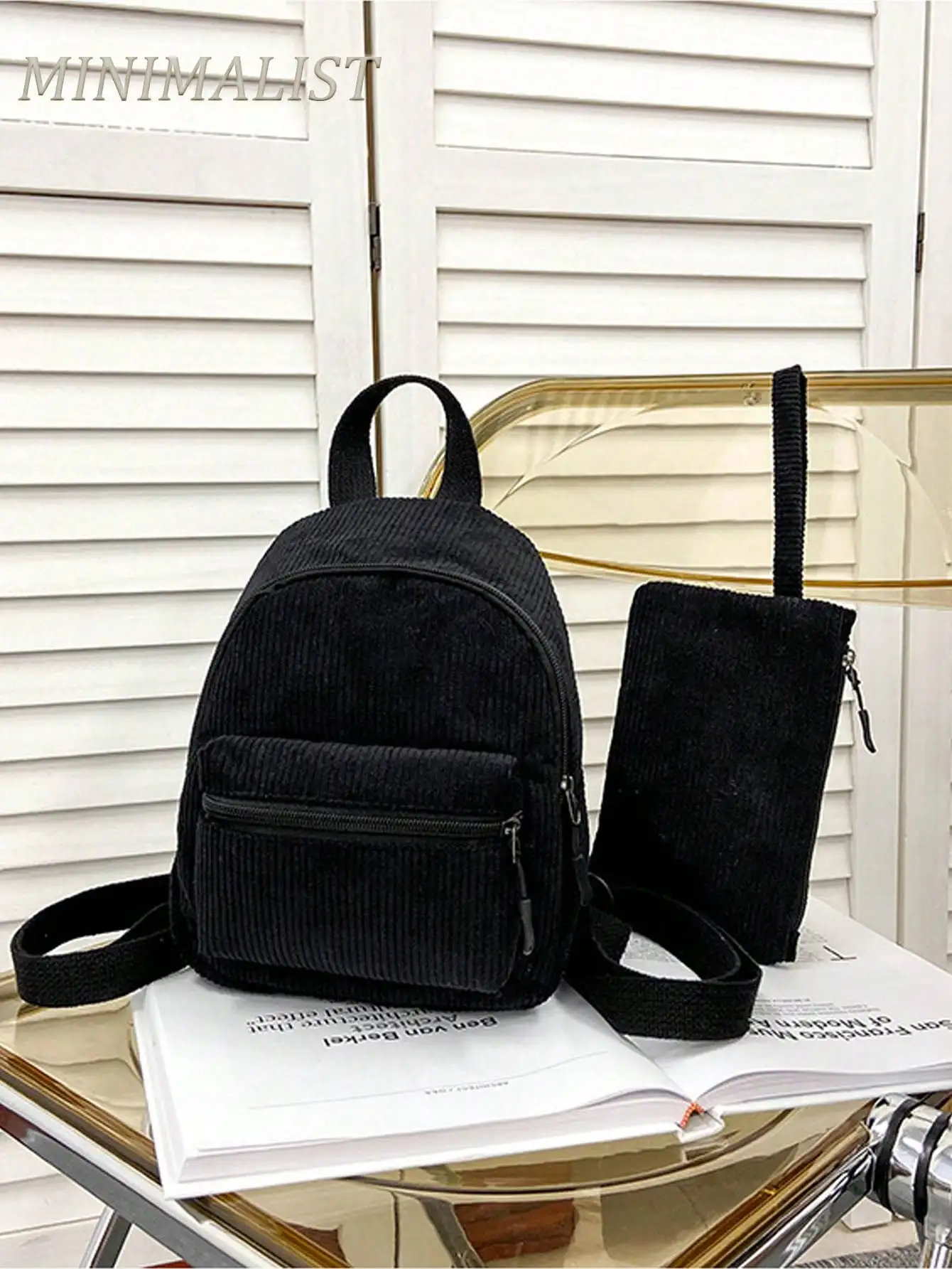 

Multicolor trendy backpack, lightweight waterproof with multiple compartments, ideal for commute & school, perfect gift choice