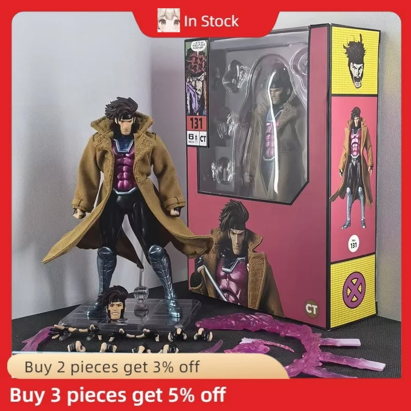 

В наличии Ct Toys Фигурка Gambit Mafex 131 X-Men Wolverine Shf Аниме Фигурка Статуя Модель Индивидуальные Подарки Детские Игрушки