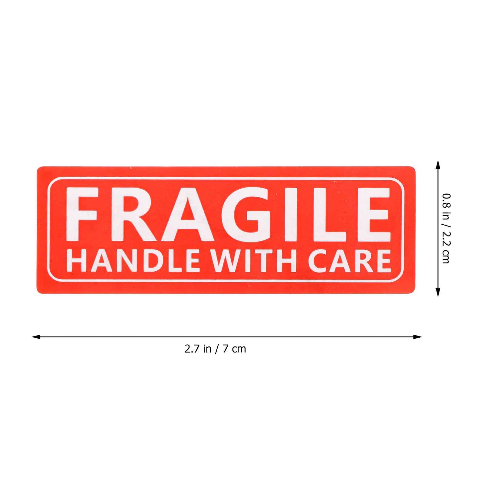 500Pcs Handle with Care Sticker Fragile Warning Label Shipping Packing Adhesive Paper Sticker for Corrugated Boxes Steel Drums