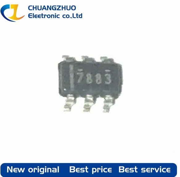 10Pcs     New original      ADS7883SDBVR     ADS7883     7883    12Bit 2.7V~5.5V 3MHz SPI SOT-23-6 Analog To Digital Converters