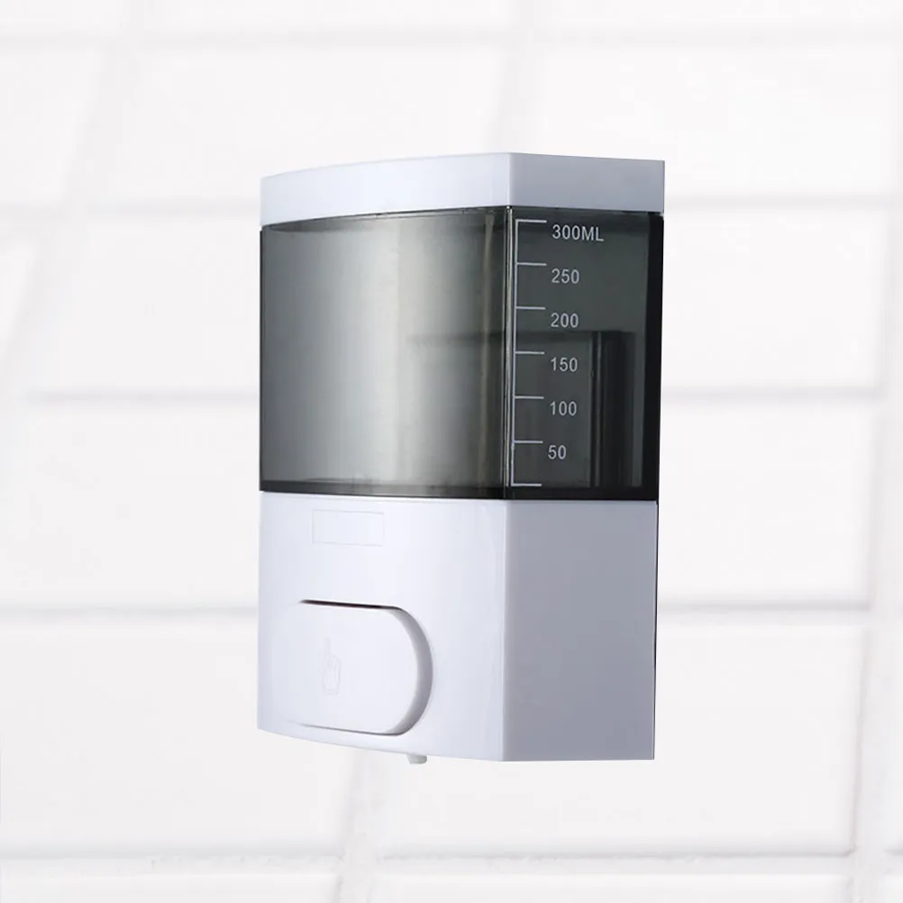 

1Pcs Wall-Mounted Soap Dispenser 300Ml Refillable Plastic Push Type Liquid Soap Bottle Shampoo Shower Gel Lotion Container