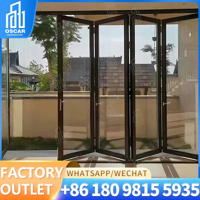 

Customizable European Style Bifold Door for Office Spaces Ideal Factory made Bifold Door