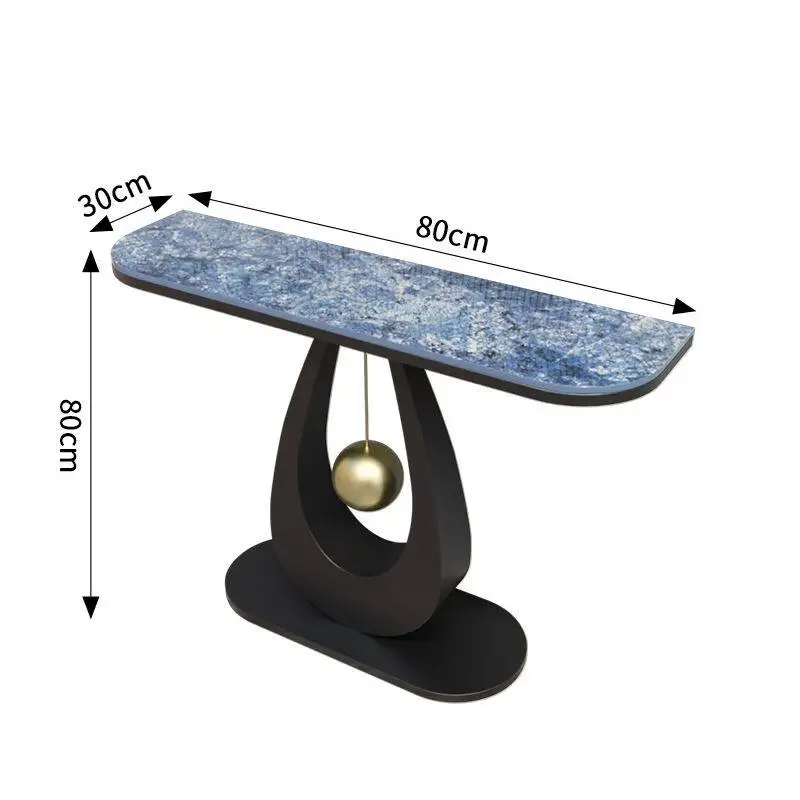 Retro Modern Console Table Simple Nordic Chic Elegant Luxury Entry Space Tavolo Consolle Allungabile Living Room Furniture