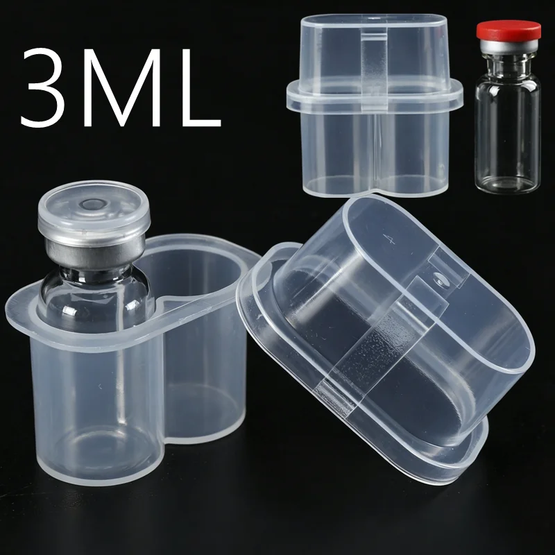 3ML 2-Fach-Fläschchen-Peptid-Aufbewahrungsbox, Mikrotuben-Behälter, Peptid-Aufbewahrungsboxen, stapelbare Gefrierbehälter für Kühlschrank und Gefrierschrank – Detail 2