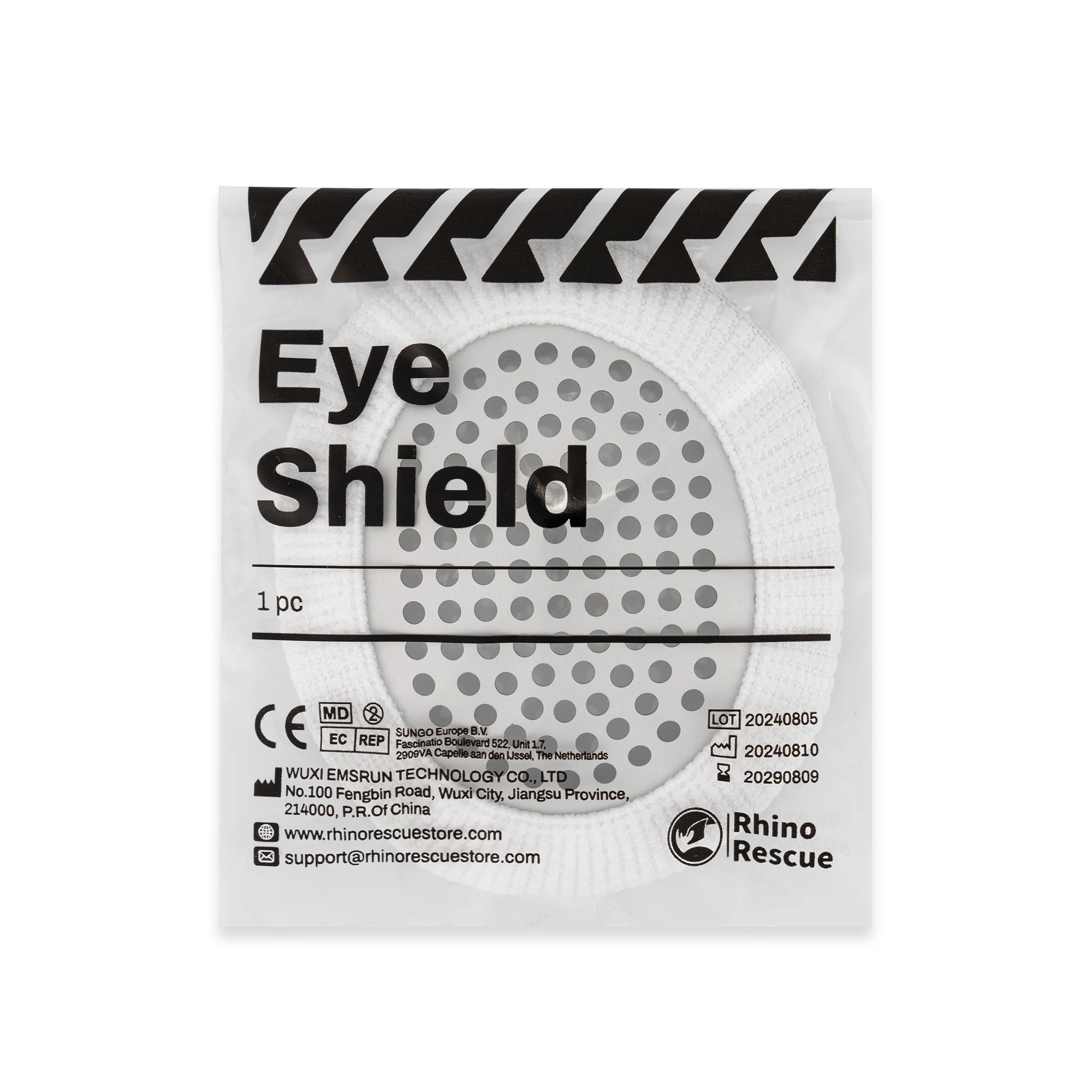 RHINO Rescue Augenschutz aus Aluminiumlegierung, zum Aufsetzen auf ein verletztes oder postoperatives Auge, Sicherheits-Augen, Erste-Hilfe-Sets für die Armee – Detail 2