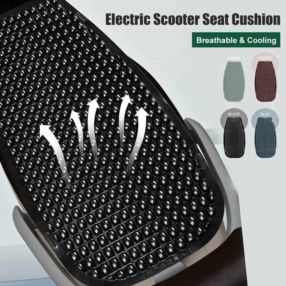 

Universal Motorcycle Seat Cover Summer Plastic Insulation Breathable Wood Cushion Motorcycle Electric Waterproof Imitation Y8H3