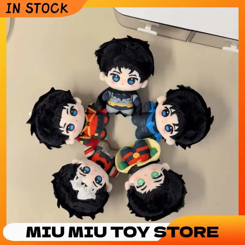 Cute 10cm Batman Jason Todd Plush Doll Bruce Wayne Cotton Doll Fan Made Soft Stuffed Plush Pendant Mini Keychain Toy Gift