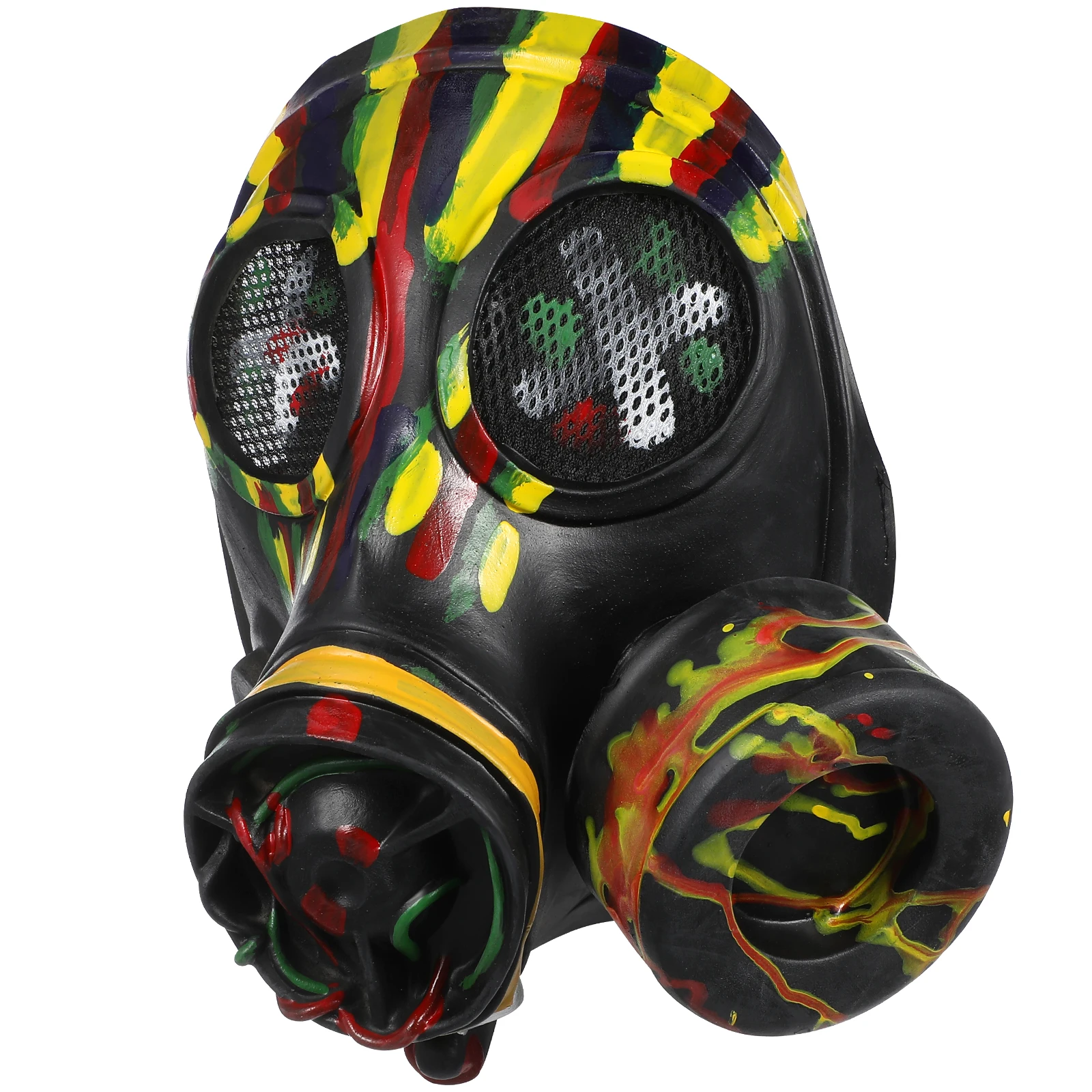 

Gas Mask Headgear Comfortable Wear Halloween Party Prop Scary Costume Punk Style Adult Size Festive Gift Chamber