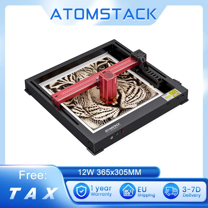 ATOMSTACK A12 PRO: La Soluzione Definitiva per Incisioni e Tagli Laser di Alta Precisione