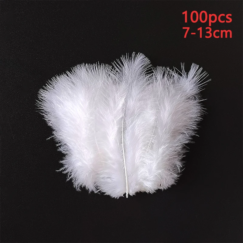 6–13 cm lange weiße Federn, 100 Stück, Dekoration für Bilder, Baum, Salon, Haus, Pluma, Karneval, Traumfänger, Massage, Basteln, Piume – Detail 8