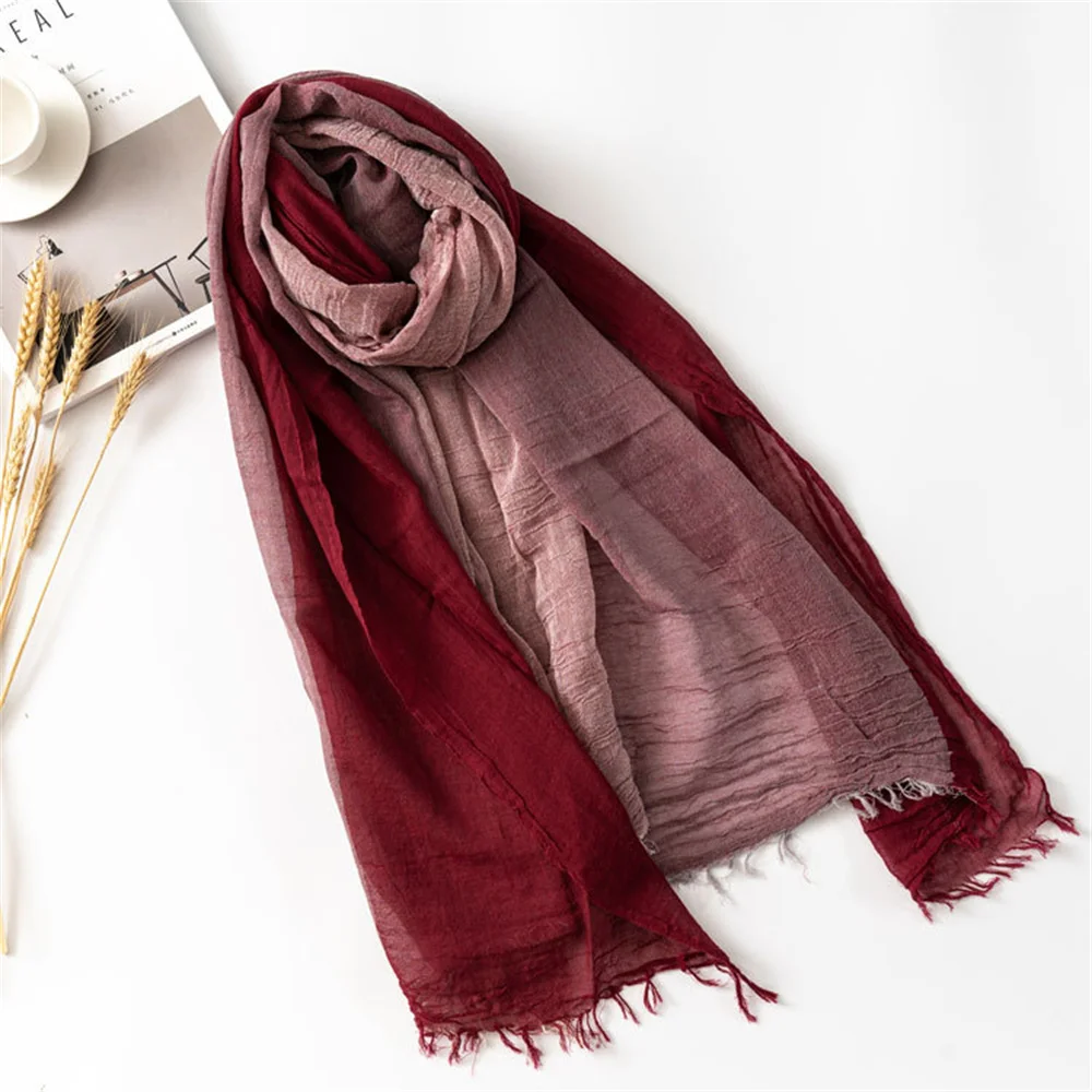 Designer Patchwork Gestreiften Schal für Männer Baumwolle Leinen Winter männer Schals Warme Halstuch Männliche Zubehör Bufandas Schals – Detail 9