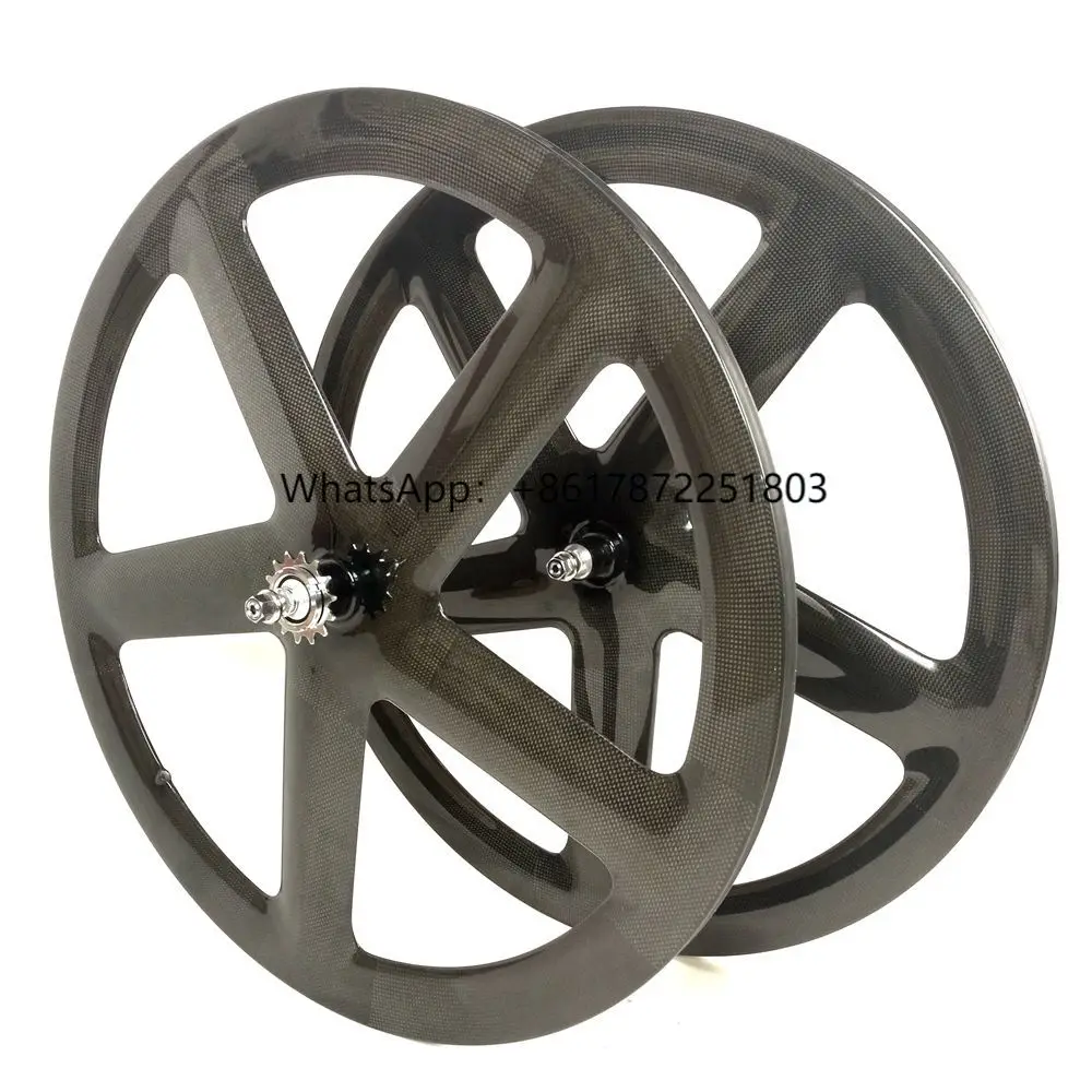 

700C Carbon Wheels 20mm Width 5 Spoke Bicycle Wheelset Road Track Available