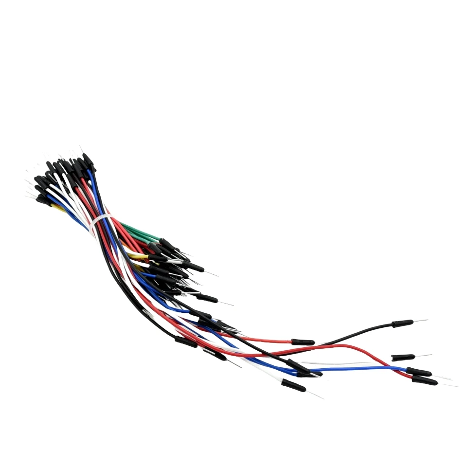 65PCS Stecker auf Stecker Steckbrett Jumper Kabel Drähte – Detail 1