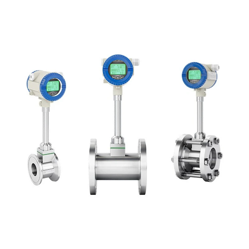 Meter Compressed Air Steam Flowmeter Intelligent Digital Display Gas Sensor