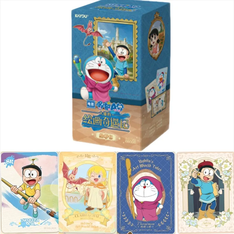

KAYOU Doraemon: Nobita's Painting Adventure Art Shadow Pack — серия 1, периферийные коллекционные карты аниме, игрушки, подарки