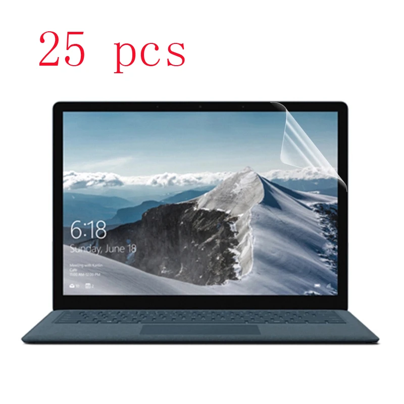

Матовая Антибликовая Защитная пленка для экрана, пластиковая пленка для Microsoft Surface Book / Book2 /Pro X /Pro 3 / 4/ 5/ 6/ 7/7 plus/8 25 шт.