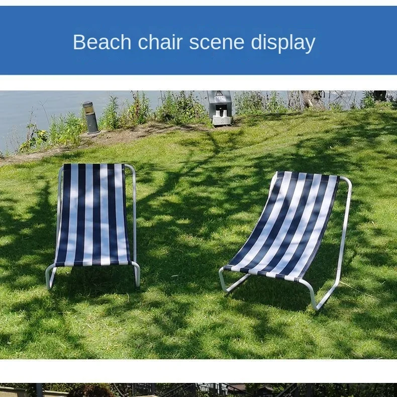 Outdoor Sunbathing Lounge Chair Beach Portable Sun Lounger Adjustable Reclining Sunbathing Lounge Chair Lawn Poolside Picnic