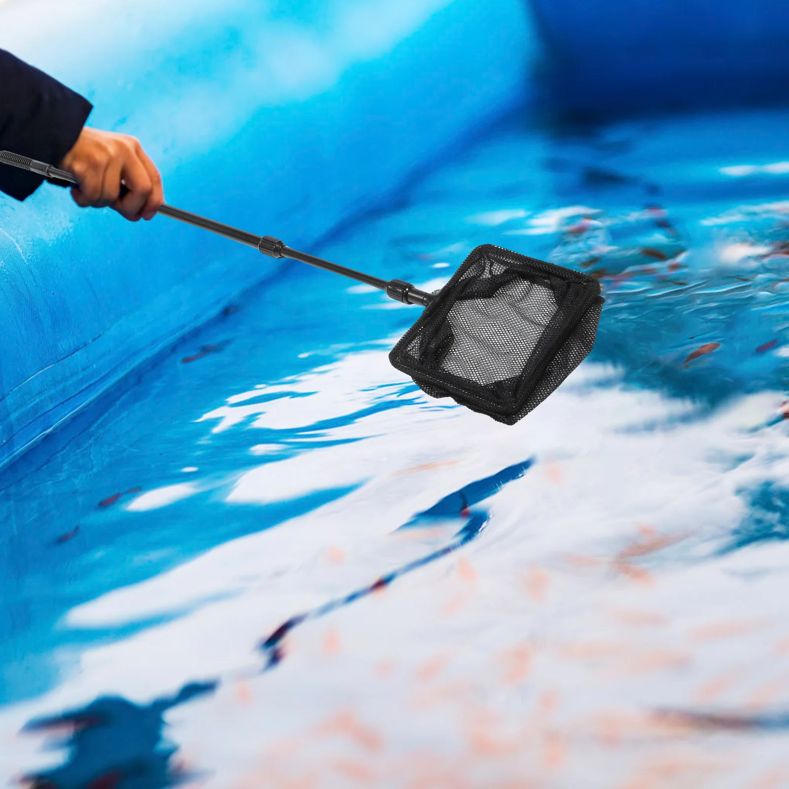 

Telescopic Fishing Durable Nylon Mesh Extendable Net for Saltwater Freshwater Aquarium Fishing Net Tank Child