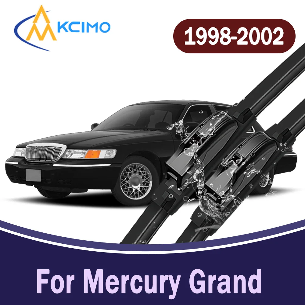 

All-Weather Front Windscreen Wiper Blades For Mercury Grand Marquis 1998-2002 High Quality Car Windshield Replacement Parts 2Pcs