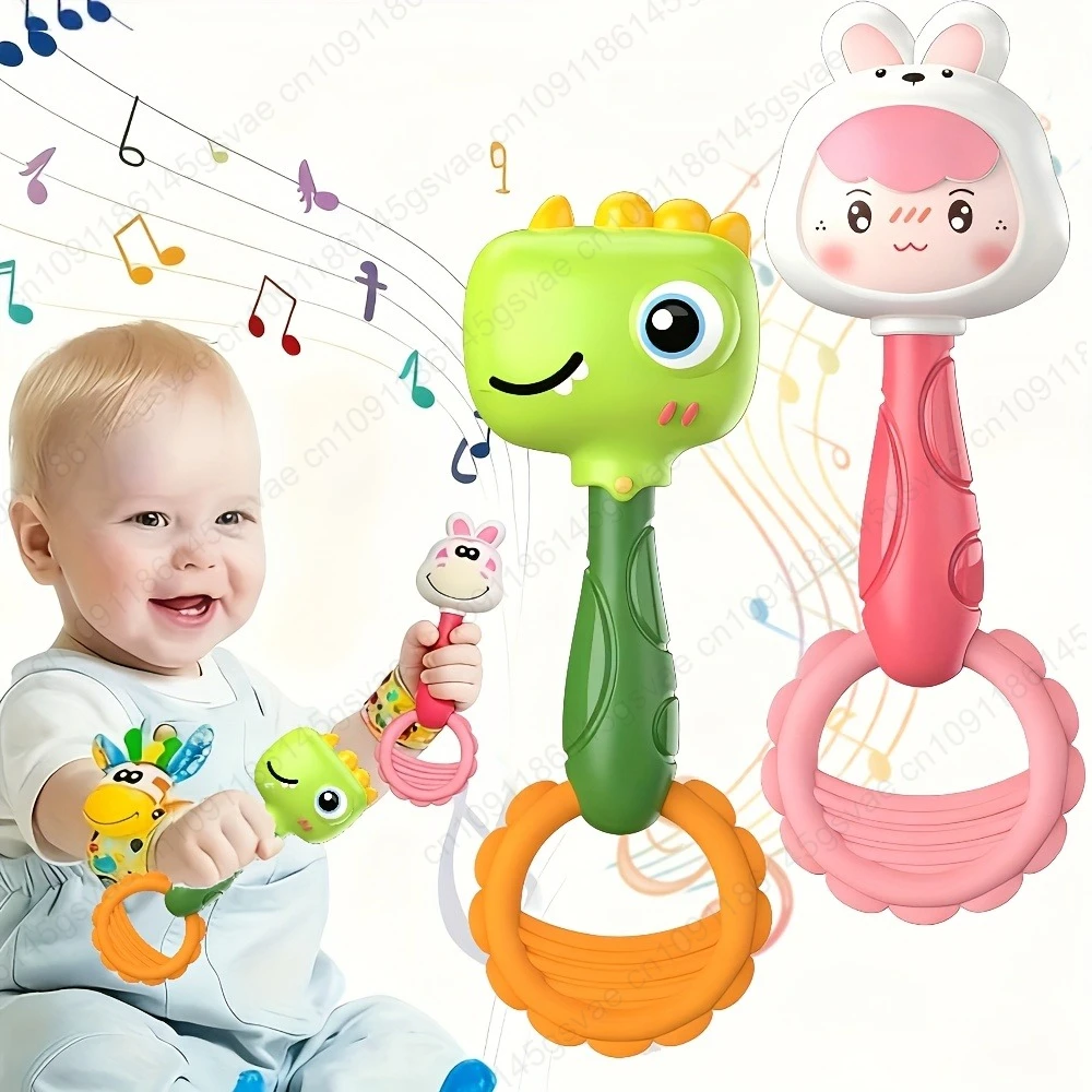 Baby Rammelaar Speelgoed voor Kind 0-12 Onderwijs Mobiele Cot Kids Bed Bel Pasgeboren Wandelwagen Wieg Baby Fopspeen huilen Scheur