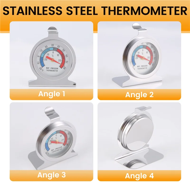 BUONO-Magometro per frigorifero e congelatore Serie Termometro a quadrante grande Termometro per temperatura per frigorifero e congelatore