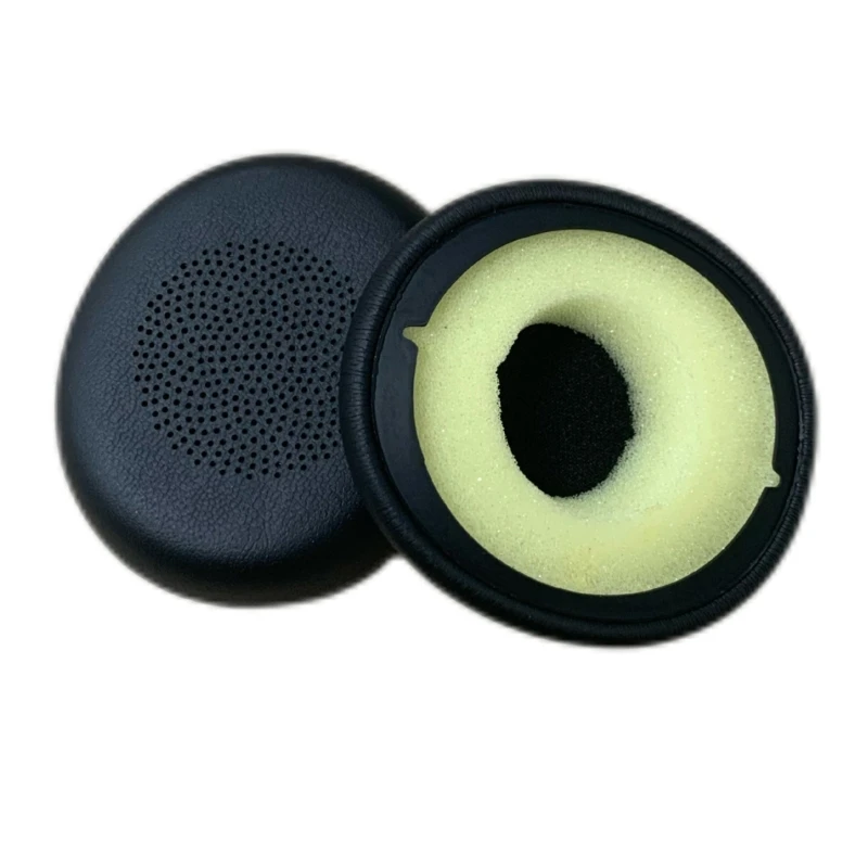 

1Pair Ear Pad Replacement Protein Leather Earpads Ear Cushions Sponges Cover Earmuffs for UH37/UH35 Headphones 448F