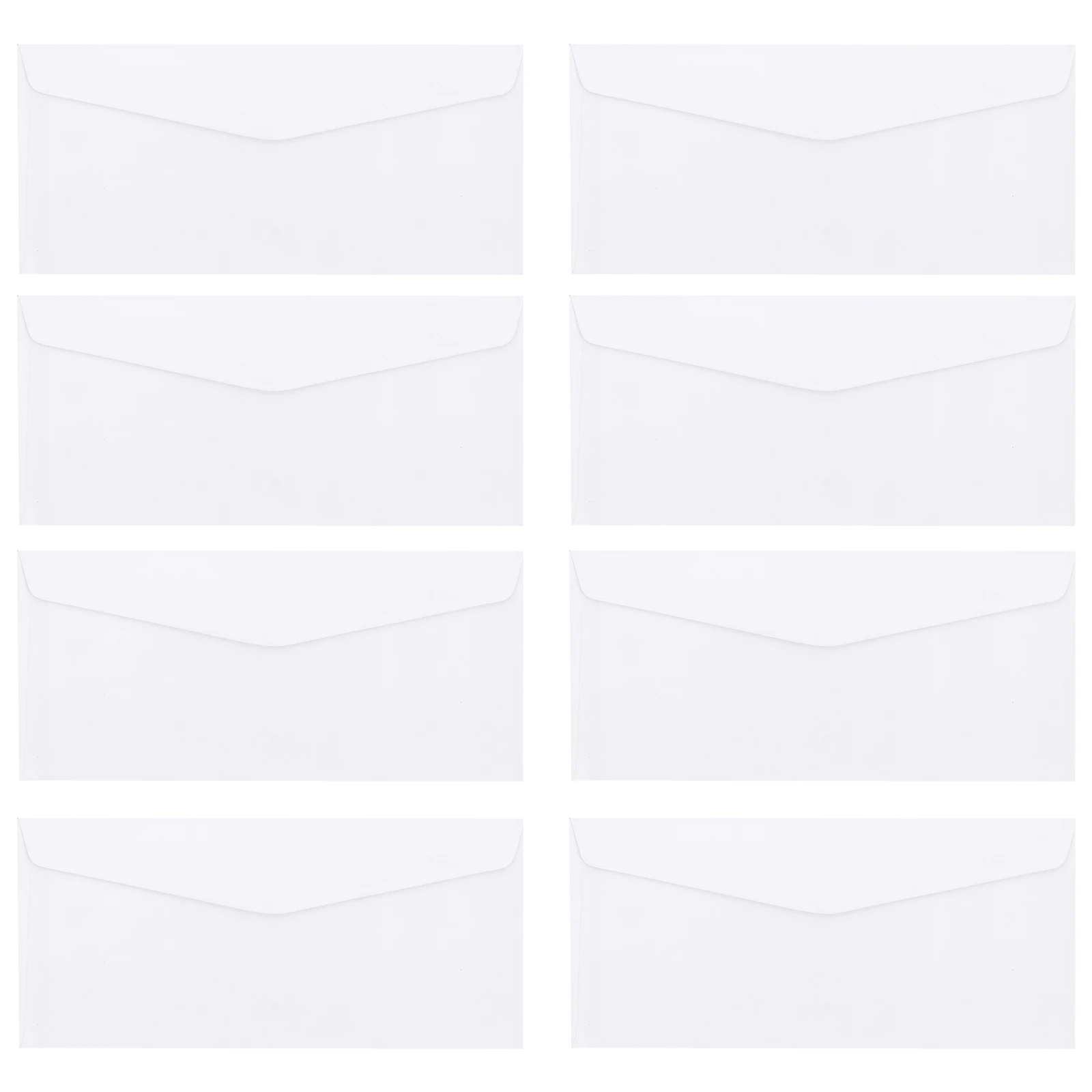 

40pcs Blank Envelopes Smooth Simple Design For Invitation Letter Airmail Postcards International Photos Announcements