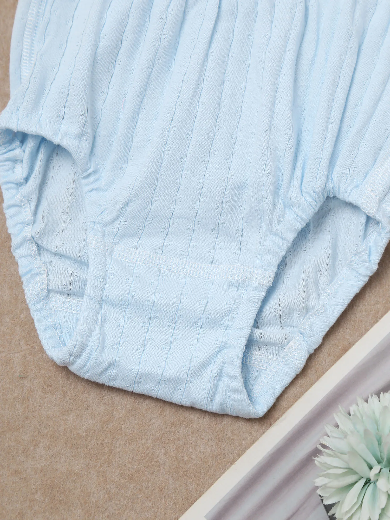 Bebê recém-nascido meninas algodão bloomers fralda cobre cintura alta elástica cuecas roupa interior infantil casa uso diário