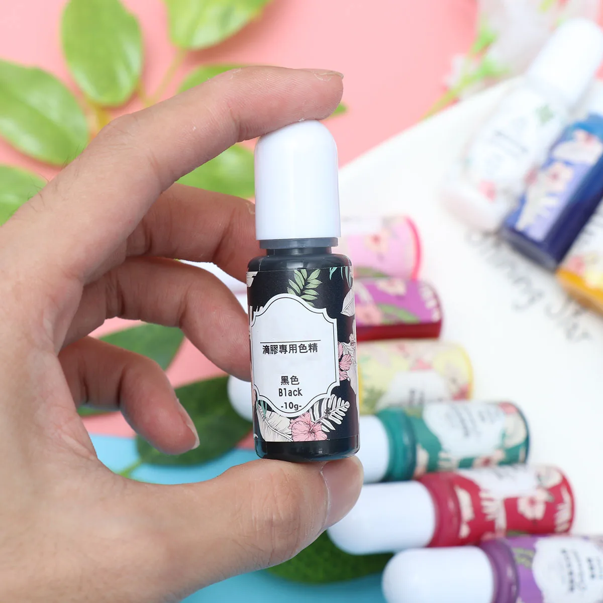 

Crystal Glue Essence 13 Colors Set Epoxy Craft Pigment Liquid Resin Dyeing Material Water Soluble Colorant For Nail Art Jewelry
