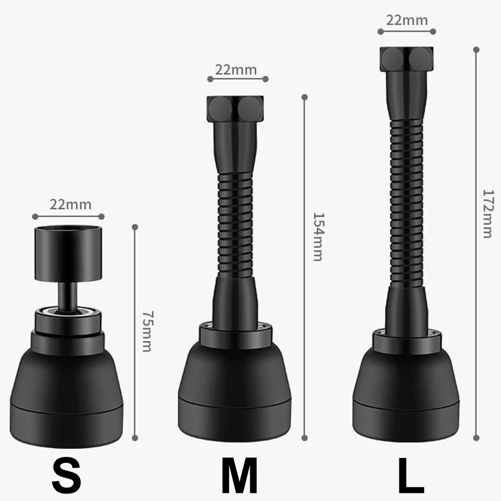 Adjustment Rotating Faucet Extender Sprayer 3 Modes Water Saver Nozzle Kitchen Sink Faucet Extender Splash Proof Aerator