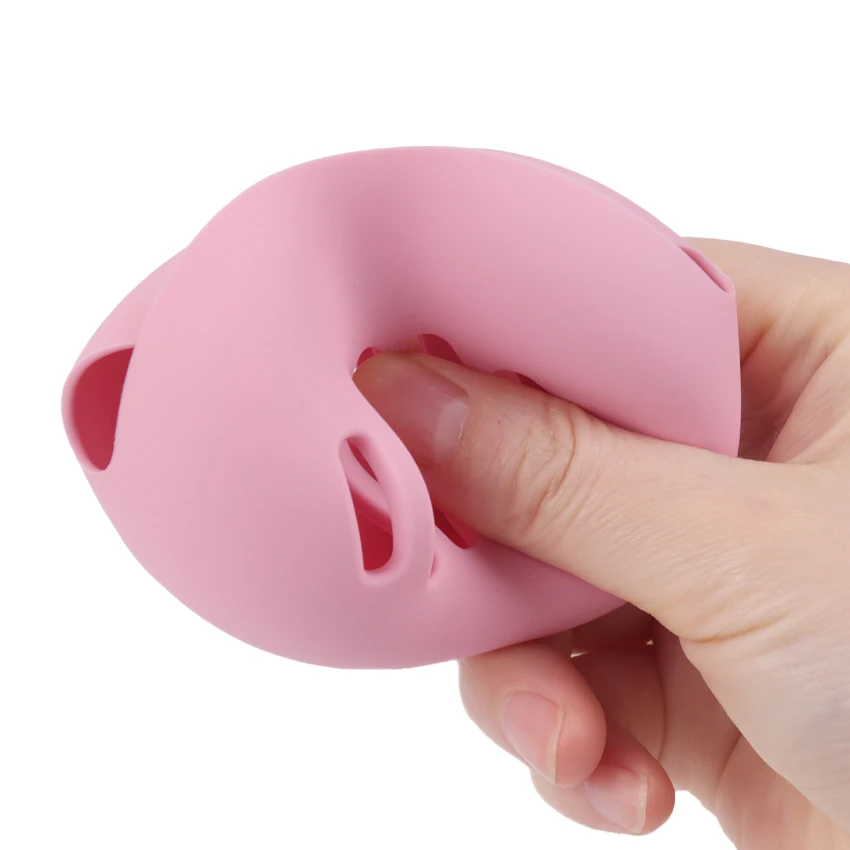 Beauty Egg Silicone Holder Eco-Friendly Silicone Multi-hole Beauty Blender Storage Case Travel Protable Cosmetic Puff Holder Box