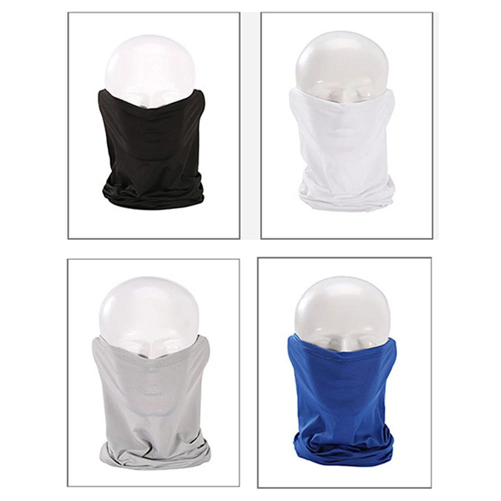 

4 Pcs Sunscreen Face Towel Summer Protection Neck Gaiter Portable Warmer Fishing Mask Ice Scarf Men and Women Riding