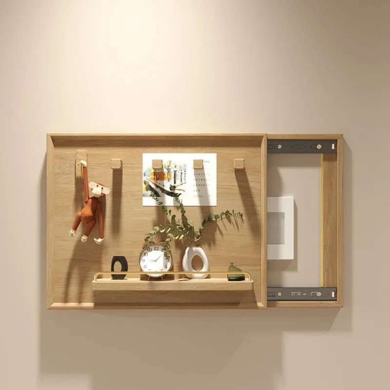 

Meter Box Decorative Painting Distribution Box Occlusion Box Rack Cream Wind Advanced Sense