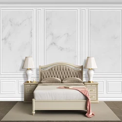 Custom 3D Mural Wallpaper European Style White Marble Pattern Fresco Living Room Sofa TV Background Photo Wall Paper For Bedroom