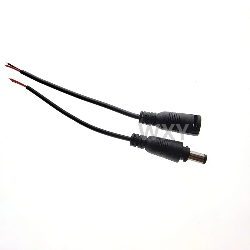 5/10pcs 5.5x2.1 Plug DC male or Female Cable Wire Connector For 3528 5050 LED Strip Light Locked / Unlocked