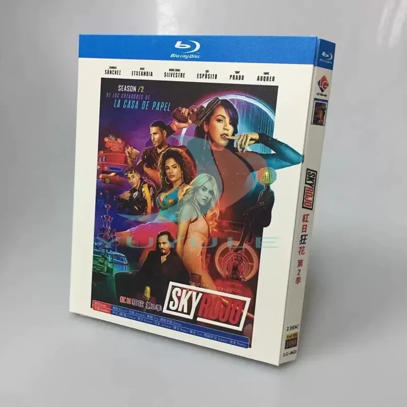 BD Blu-ray High Definition American Drama Red Sun Flower Season 1-3 Sky Rojo Official Version 6-Disc Box