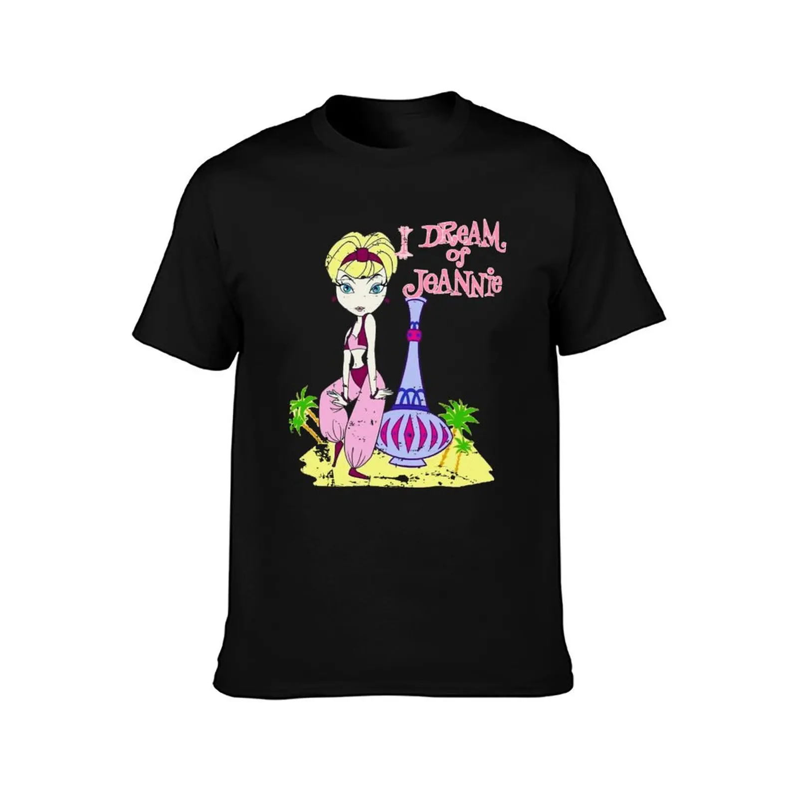 Mens Best Dream of Jeannie Vintage Photograp T-Shirt, Cool Short Sleeve T Shirt, Loose Casual Summer Unisex Top