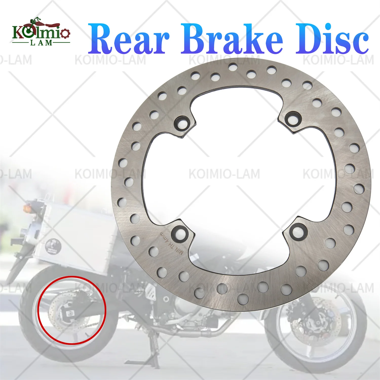 

Fit For SUZUKI V-Strom 800DE 800SE XT ABS DL650 DL1000 1050 Motorcycle Rear Brake Disc