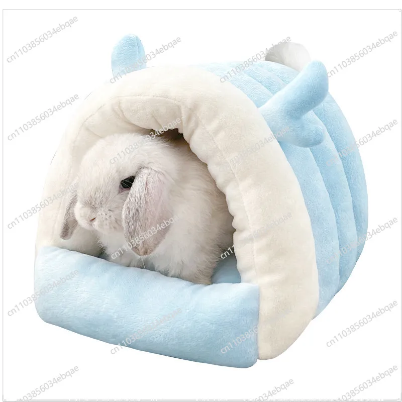 For Rabbit Nest Rabbit Winter Warm Nest Rabbit Sleeping Nest Dwarf Cotton Guinea Pig Dragon Cat