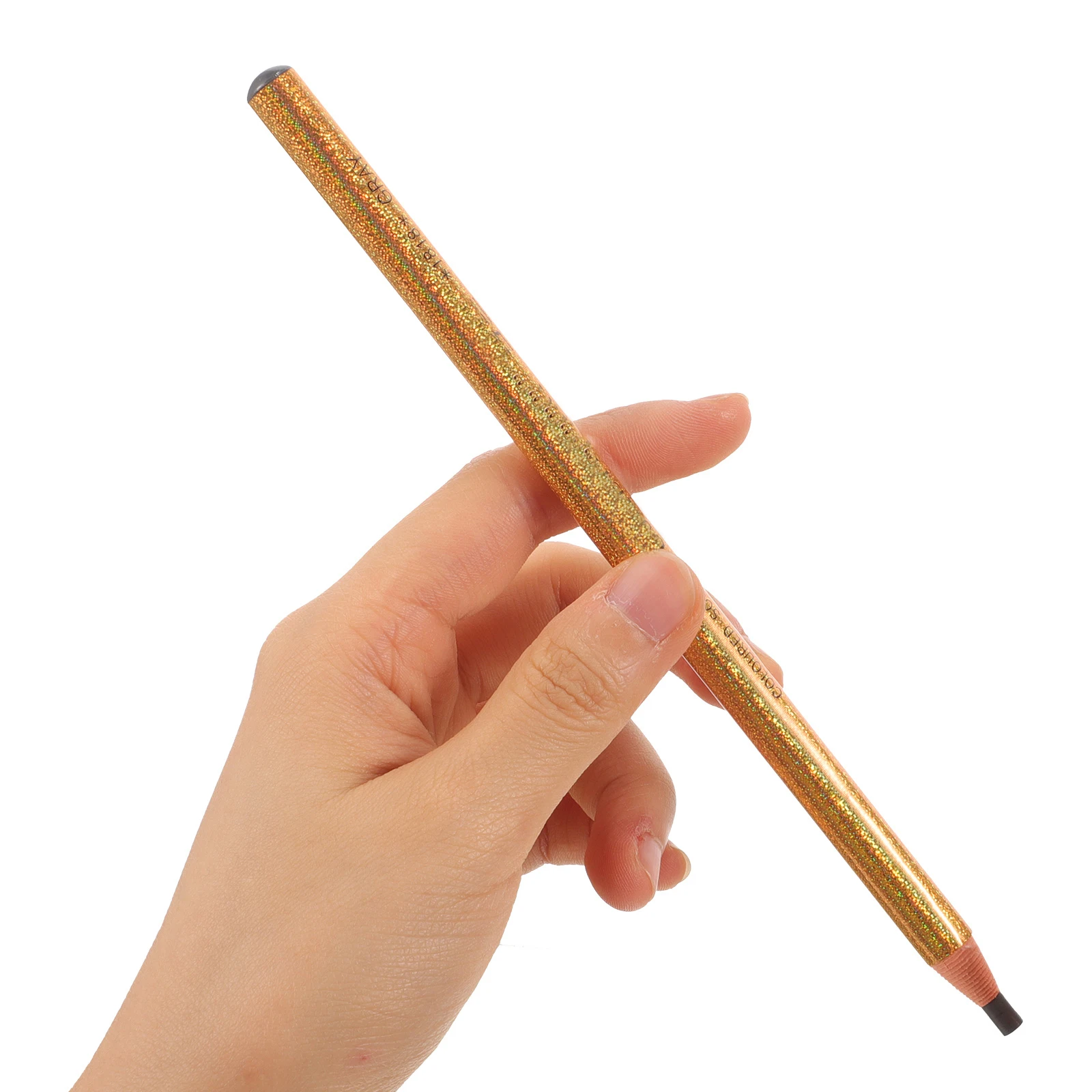 

5pcs Waterproof Eyebrow Pencil Sweat Resistant Lasting Retractable Brow Pen Grey Shade Precision for Women