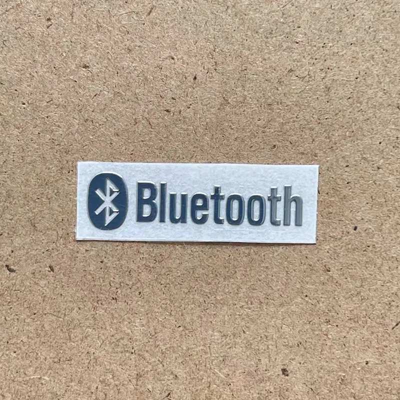 Bluetooth Metalen Sticker Auto Centrale Bediening Display Draadloze Bluetooth Luidspreker Headset Mobiele Telefoon Metalen Logo Sticker