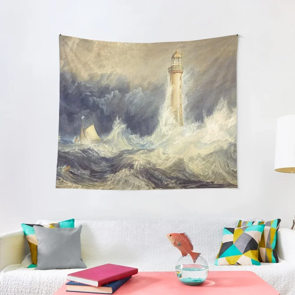 

Joseph Mallord William Turner Bell Rock Lighthouse Tapestry Wallpaper Decoration For Home Art Mural Tapestry