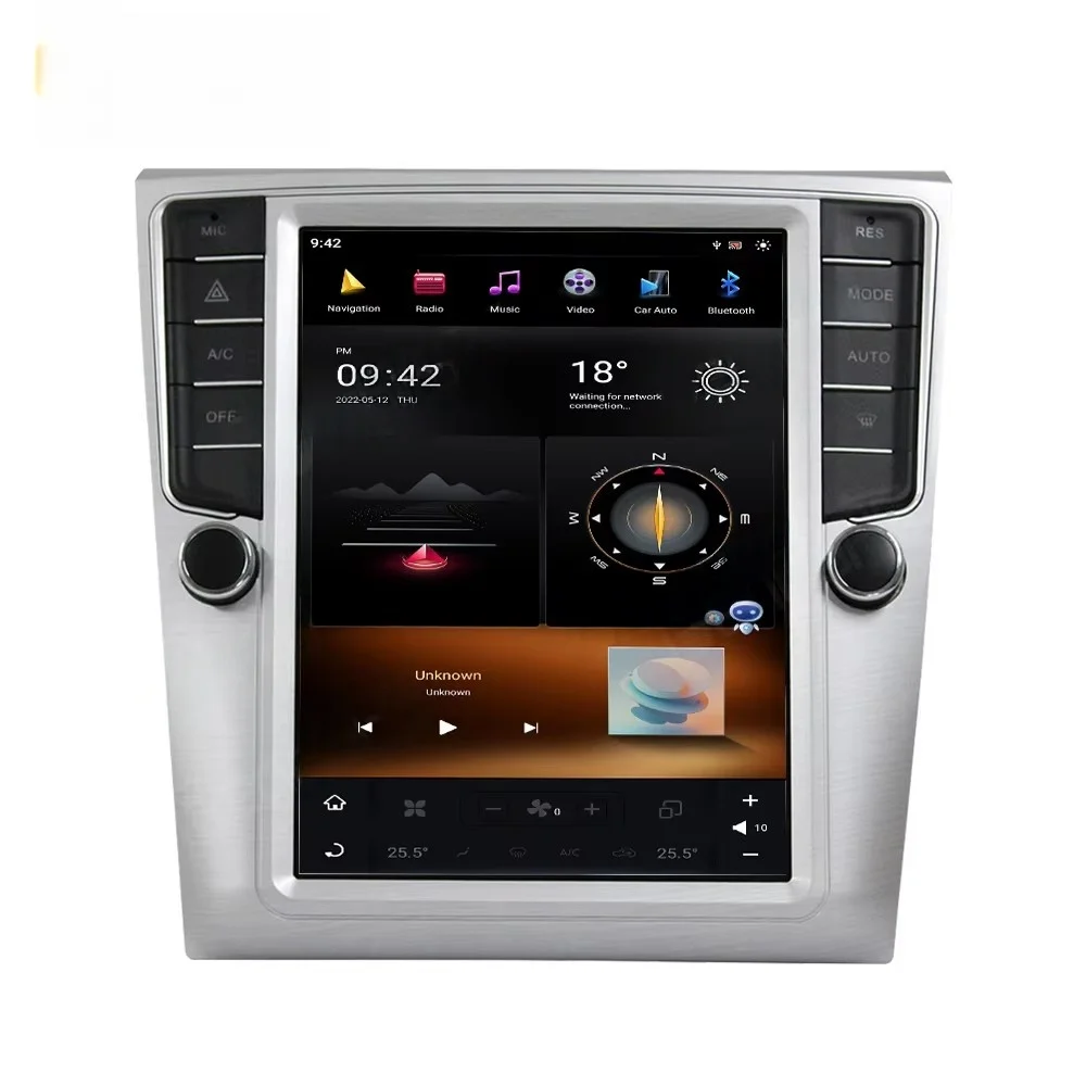 

10,4-дюймовый автомобильный радиоприемник для Volkswagen VW Magotan 2012-2016, GPS-навигация, стерео, Android 13, мультимедийное радио, сенсорный экран, Carplay DSP BT